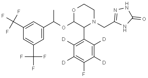 rac-Aprepitant-d4 Struktur