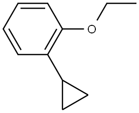 1-Cyclopropyl-2-ethoxybenzene Struktur