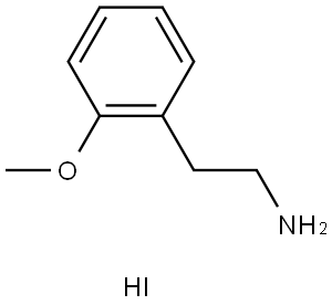 2-甲氧基苯乙基碘化胺 結構式