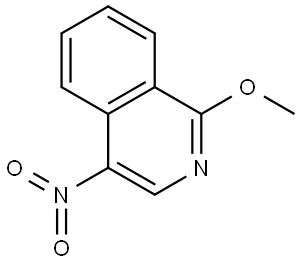 1-methoxy-4-nitroisoquinoline Struktur