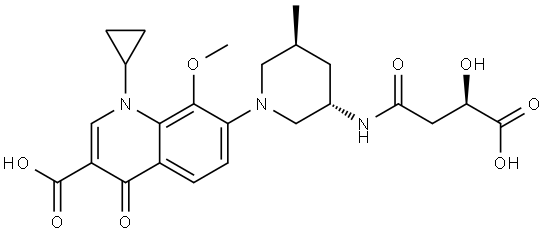 Nemonoxacin Impurity 5 Struktur