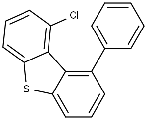 Dibenzothiophene, 1-chloro-9-phenyl- Struktur