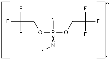 POLY(BIS(2 2 2-TRIFLUOROETHOXY)PHOSPHAZ& Struktur