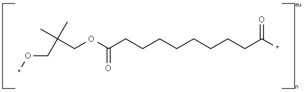 POLY(NEOPENTYL GLYCOL SEBACATE) Struktur