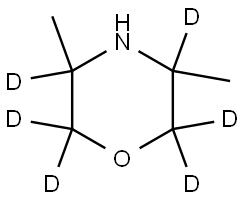 3,5-dimethylmorpholine-2,2,3,5,6,6-d6 Struktur