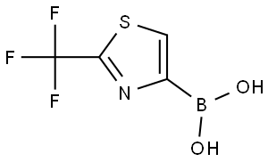 Boronic acid, B-[2-(trifluoromethyl)-4-thiazolyl]- Struktur