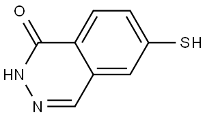 6-Mercaptophthalazin-1(2H)-one Struktur