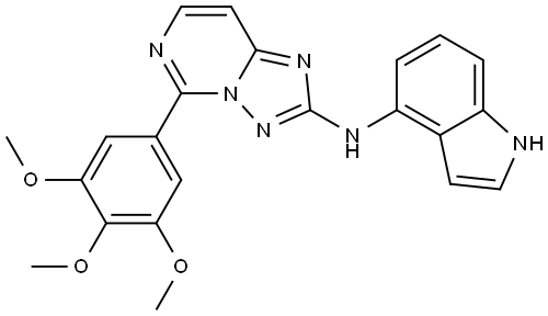 Tubulin/JAK2-IN-1 Struktur