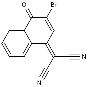 2-(3-bromo-4-oxonaphthalen-1(4H)-ylidene)malononitrile|2-(3-溴-4-氧代萘-1(4H)-亞基)丙二腈