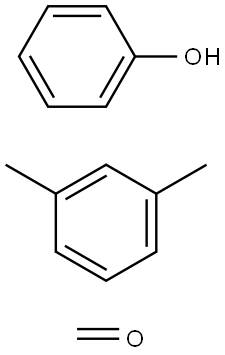 formaldehyde, polymer with 1,3-dimethylbenzene andphenol Struktur