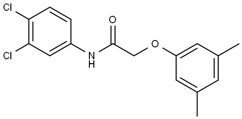 N-(3,4-DICHLOROPHENYL)-2-(3,5-DIMETHYLPHENOXY)ACETAMIDE Struktur