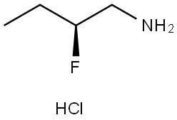 1-Butanamine, 2-fluoro-, hydrochloride (1:1), (2S)- Struktur