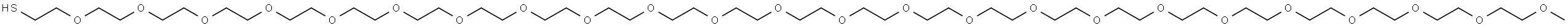 m-PEG24-Thiol Struktur