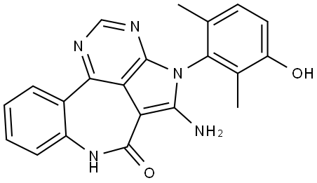 PKMYT1-IN-1 Struktur