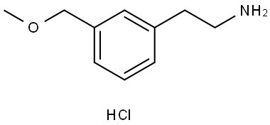 2-(3-(methoxymethyl)phenyl)ethan-1-amine hydrochloride Struktur