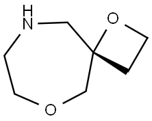 1,6-Dioxa-9-azaspiro[3.6]decane, (4S)- Struktur