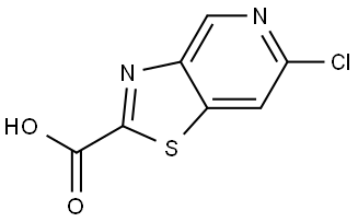 6-Chlorothiazolo[4,5-c]pyridine-2-carboxylic acid Struktur