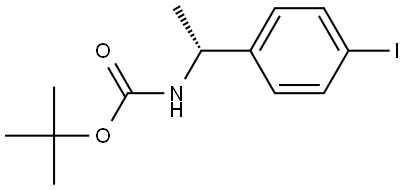 tert-Butyl (R)-(1-(4-iodophenyl)ethyl)carbamate Struktur