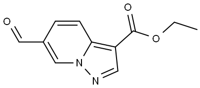 Ethyl 6-formylpyrazolo[1,5-a]pyridine-3-carboxylate Struktur