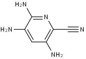 3,5,6-Triaminopicolinonitrile Struktur