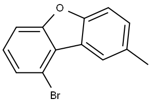 Dibenzofuran, 1-bromo-8-methyl- Struktur