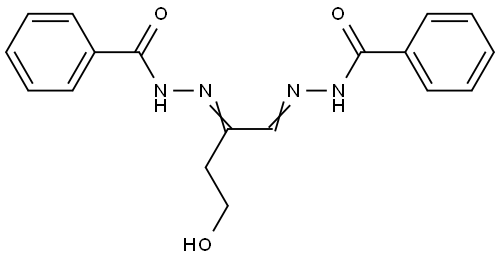 Benzoic acid, (4-hydroxy-1,2-butanediylidene)dihydrazide (8CI)