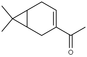 1-(7,7-DIMETHYLBICYCLO[4.1.0]HEPT-3-EN-3-YL)ETHANONE Struktur