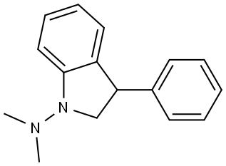 N,N-DIMETHYL-3-PHENYL-1-INDOLINAMINE Struktur