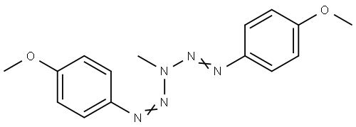 1,5-BIS(4-METHOXYPHENYL)-3-METHYL-1,4-PENTAZADIENE Struktur