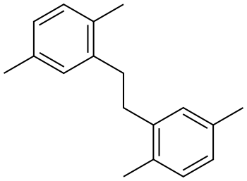 Benzene, 1,1'-(1,2-ethanediyl)bis[2,5-dimethyl- (9CI) Struktur