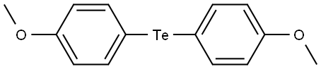 Benzene, 1,1'-tellurobis[4-methoxy- Struktur