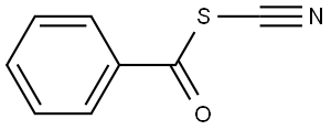 Benzenecarbothioic acid, anhydrosulfide with thiocyanic acid Struktur