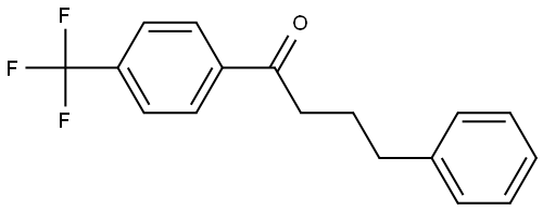 4-Phenyl-1-[4-(trifluoromethyl)phenyl]-1-butanone Struktur