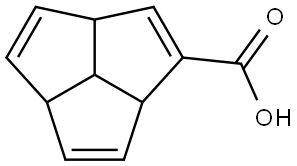 2A,4A,6A,6B-TETRAHYDROCYCLOPENTA[CD]PENTALENE-1-CARBOXYLIC ACID Struktur