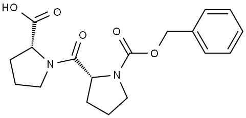 ((benzyloxy)carbonyl)-D-prolyl-D-proline Struktur