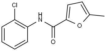 N-(2-CHLOROPHENYL)-5-METHYL-2-FURAMIDE Struktur