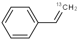 STYRENE (BETA-13C, 99%) + HYDROQUINONE Struktur