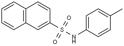 N-(4-Methylphenyl)naphthalene-2-sulfonamide Struktur