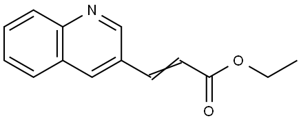 ethyl 3-(quinolin-3-yl)acrylate Struktur