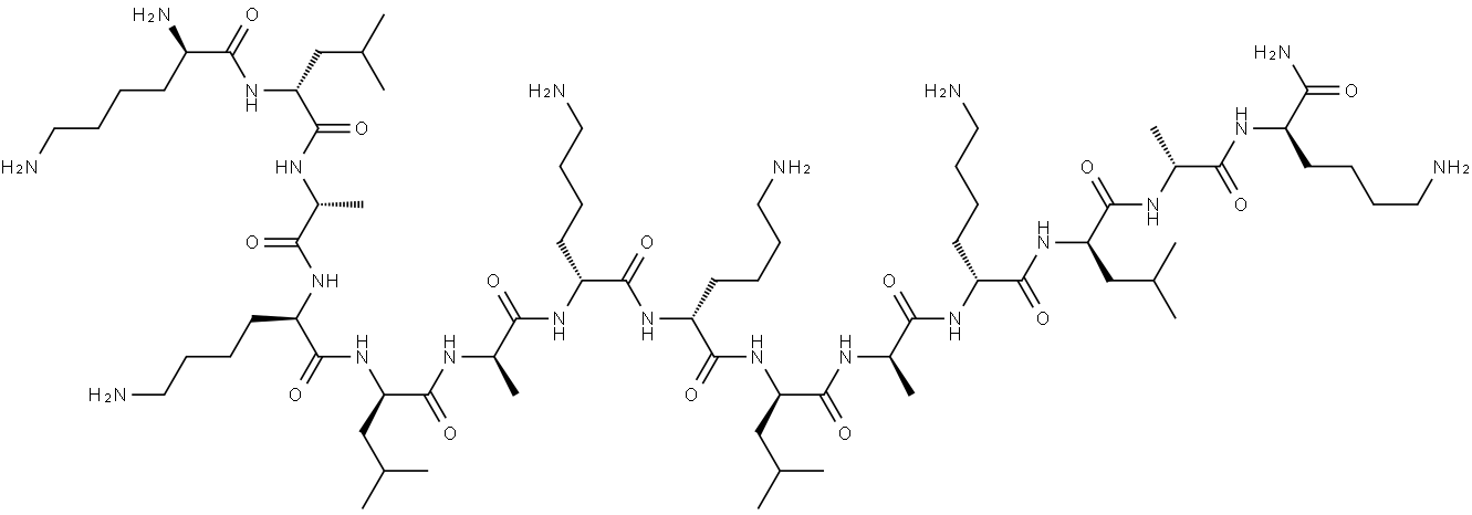 d-(KLAKLAK)2, Proapoptotic Peptide Struktur