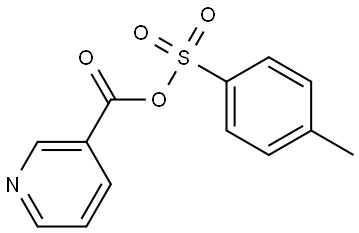 3-Pyridinecarboxylic acid, anhydride with 4-methylbenzenesulfonic acid (9CI) Struktur