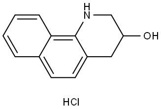 1,2,3,4-tetrahydro-benzo[h]quinolin-3-ol hydrochloride Struktur