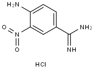 4-Amino-3-nitrobenzimidamide hydrochloride Struktur