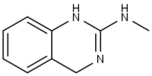 2-Quinazolinamine, 1,4-dihydro-N-methyl- Struktur