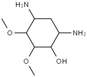 D-Streptamine, 2-deoxy-5,6-di-O-methyl- (9CI) Struktur