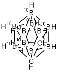 o -Carborane 10B Struktur