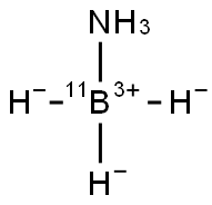 Ammonia borane complex 11B Struktur