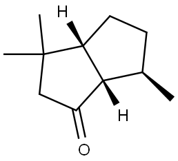 (3AR,6R,6AS)-3,3,6-TRIMETHYLHEXAHYDRO-1(2H)-PENTALENONE Struktur