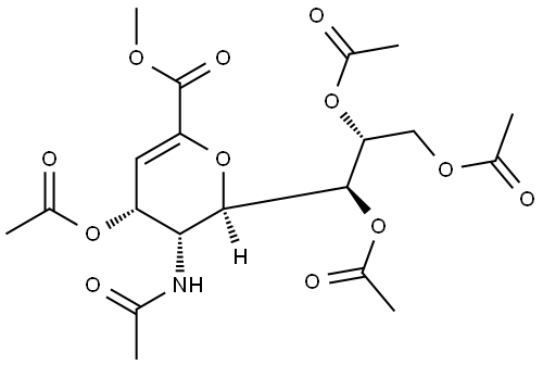 D-glycero-D-talo-Non-2-enonic acid, 5-(acetylamino)-2,6-anhydro-3,5-dideoxy-, methyl ester, 4,7,8,9-tetraacetate