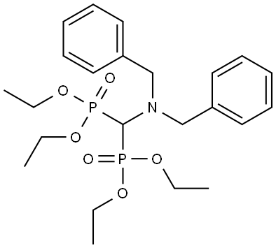 Phosphonic acid, P,P'-[[bis(phenylmethyl)amino]methylene]bis-, P,P,P',P'-tetraethyl ester